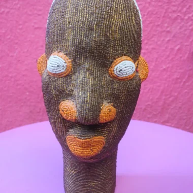 Authentic Bamileke Head — Brown