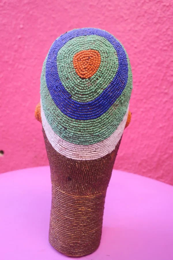 Authentic Bamileke Head — Brown (photo 3)