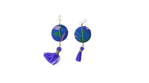 handmade embroidered earrings (mexico) £25