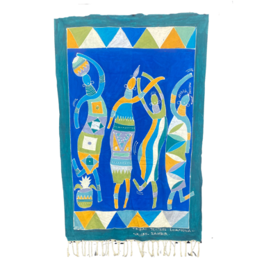 HAND-PAINTED BATIK COTTON TEXTILE – ZAMBIA