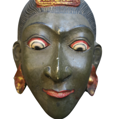 Vintage carved wooden mask