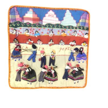 Vintage Art Appliqué & Patchwork Wall Hanging – Peru