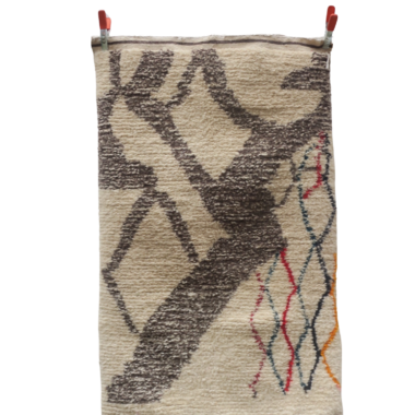 Aleeya – Small Vintage Moroccan Beni Ourain Rug (151x96cm)