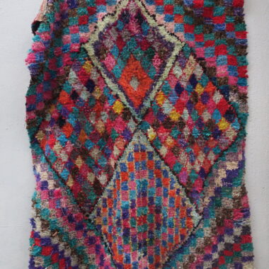 Elie – Large Vintage Moroccan Boucherouite Rug (230cmX171cm)